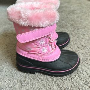 Toddler girl Snow boots sz 9